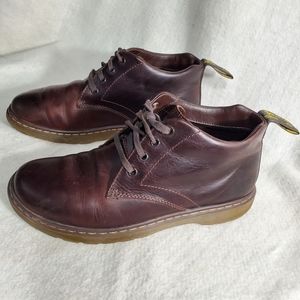Dr. Martens Barnie Leather Boots Brown